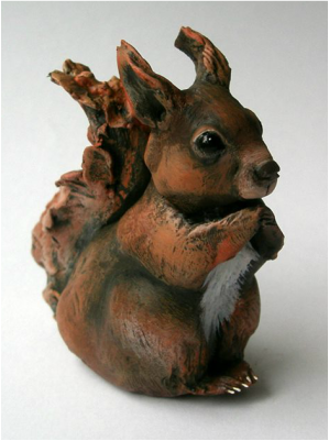 Red Squirrel Sculpture