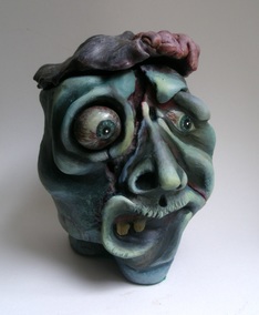 Grotesque Sculpted Pot Commission